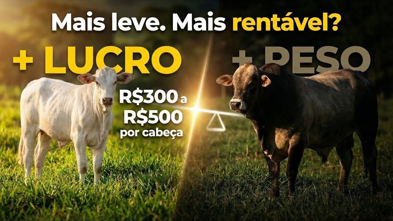 Mais Leve, Mais Rentável: Como a Novilha Pode Superar o Macho no Lucro