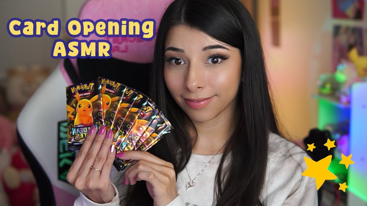 ASMR ⭐ Opening FAKE Pokemon Card Packs ⭐