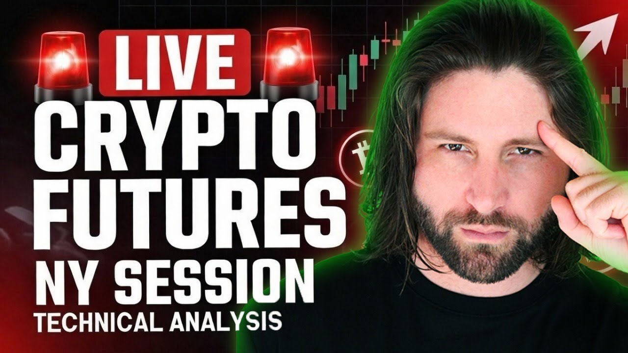 LIVE Crypto Futures Trading & Analysis🚨NY Session