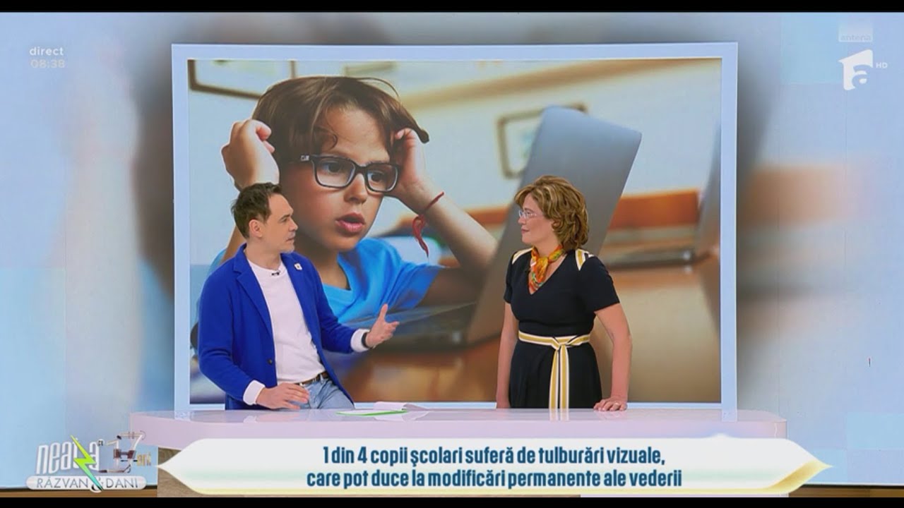 Semne si simptome oftalmologice la copii - Dr. Andreea Ciubotaru (Super Neatza cu Razvan si Dani)