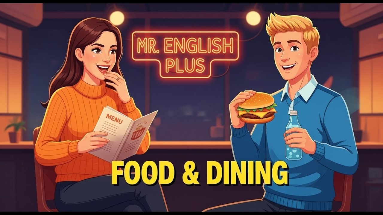Learn English for Restaurants | Ordering Food & Dining Out | Mr. English Plus Ep 04 #Englishpodcast