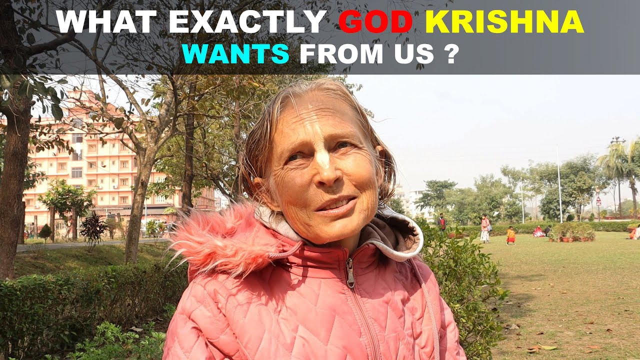 Asking a Foreigner Krishna devotee 