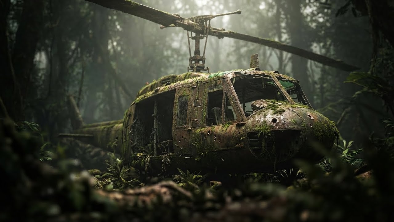 Lost for decades in the jungle&hellip; The extraordinary recovery of the helicopter