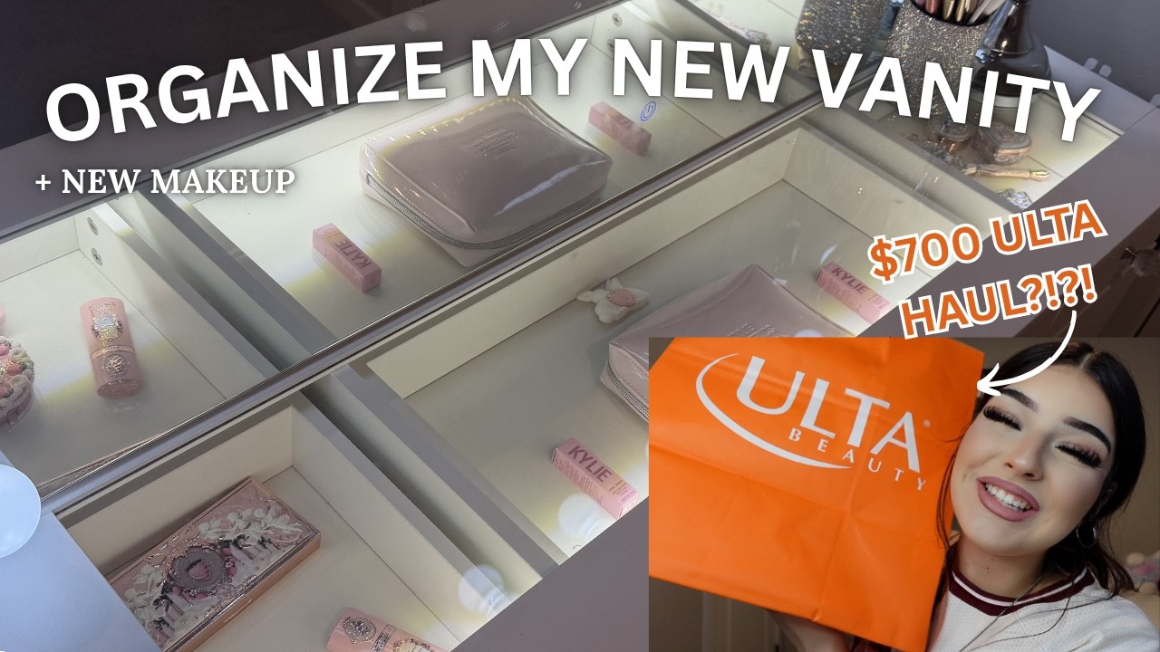 ПОТРАТИЛА $700 В ULTA.. | ОРГАНИЗАЦИЯ МОЕГО НОВОГО ТУАЛЕТНОГО СТОЛИКА + НОВАЯ КОСМЕТИКА