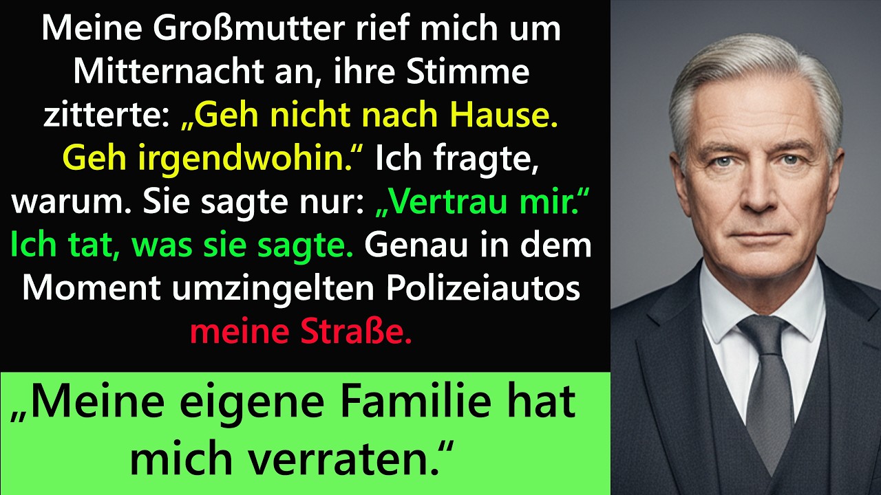 Meine Oma sagte： „Geh nicht nach Hause “ Ich hörte und die Polizei umzingelte die Straße!
