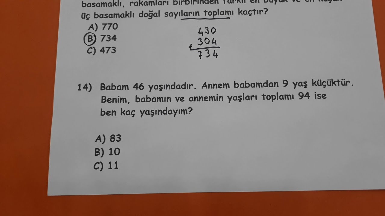 matematik problemler 3.sınıf (Zor problemler var) #Bulbulogretmen #matematik #problem #3sınıf