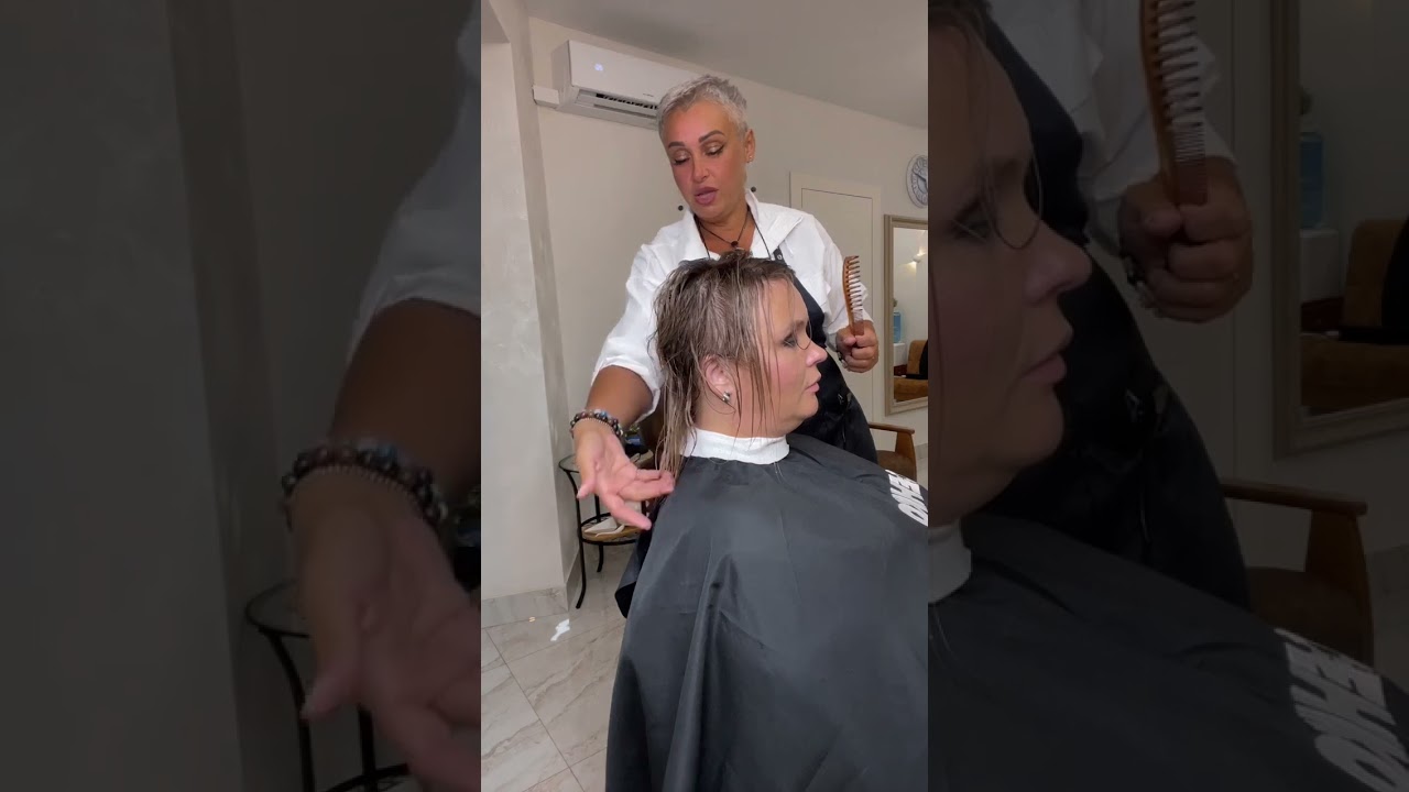 Trending short hair cutting for women ... #trending #trendingshorts #trend #trendingvideo #hair 