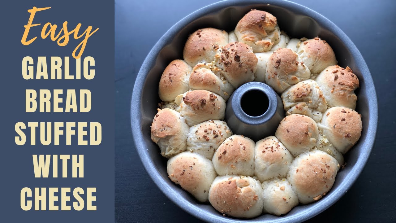 Easy and Delicious Garlic Bread Stuffed with Cheese