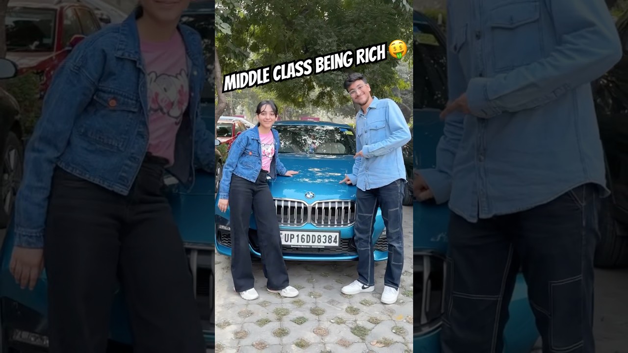 Middle Class Show Off 😅😂 #shorts #funny #bmw