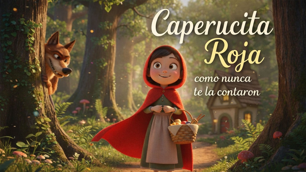 👧 🐺  CAPERUCITA ROJA y el LOBO FEROZ 👧 🐺 | Cuento clásico con moraleja  | Cuenta Clásicos