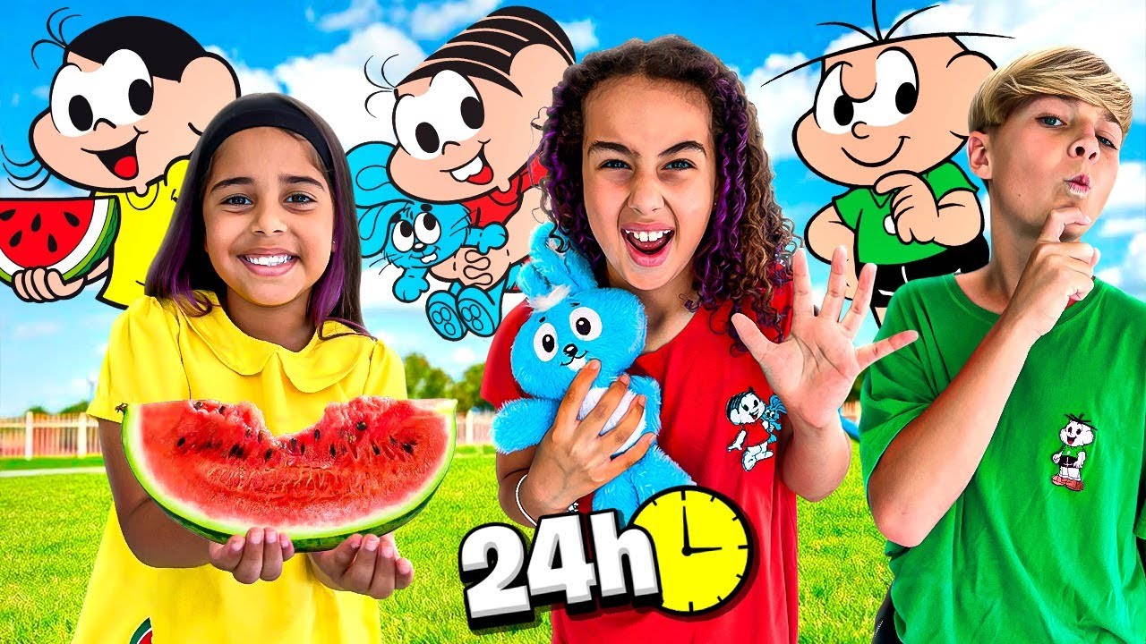 NOS TRANSFORMAMOS NA TURMA DA M&Ocirc;NICA POR 24 HORAS *mansao da SOPHIA