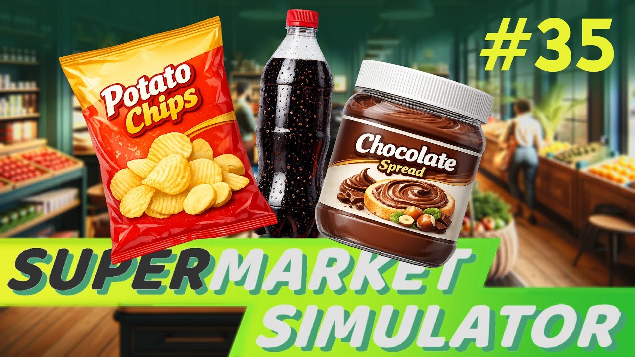 ПАСТА, ЧИПСЫ и ГАЗИРОВАННАЯ ВОДА | Supermarket Simulator ▶ ПРОХОЖДЕНИЕ #34