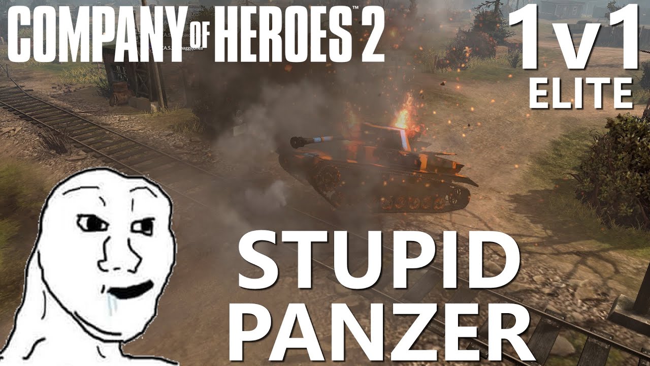 CoH2: Elite 1v1 Hans (OST) vs Noggano (Brits) Stupid Panzer