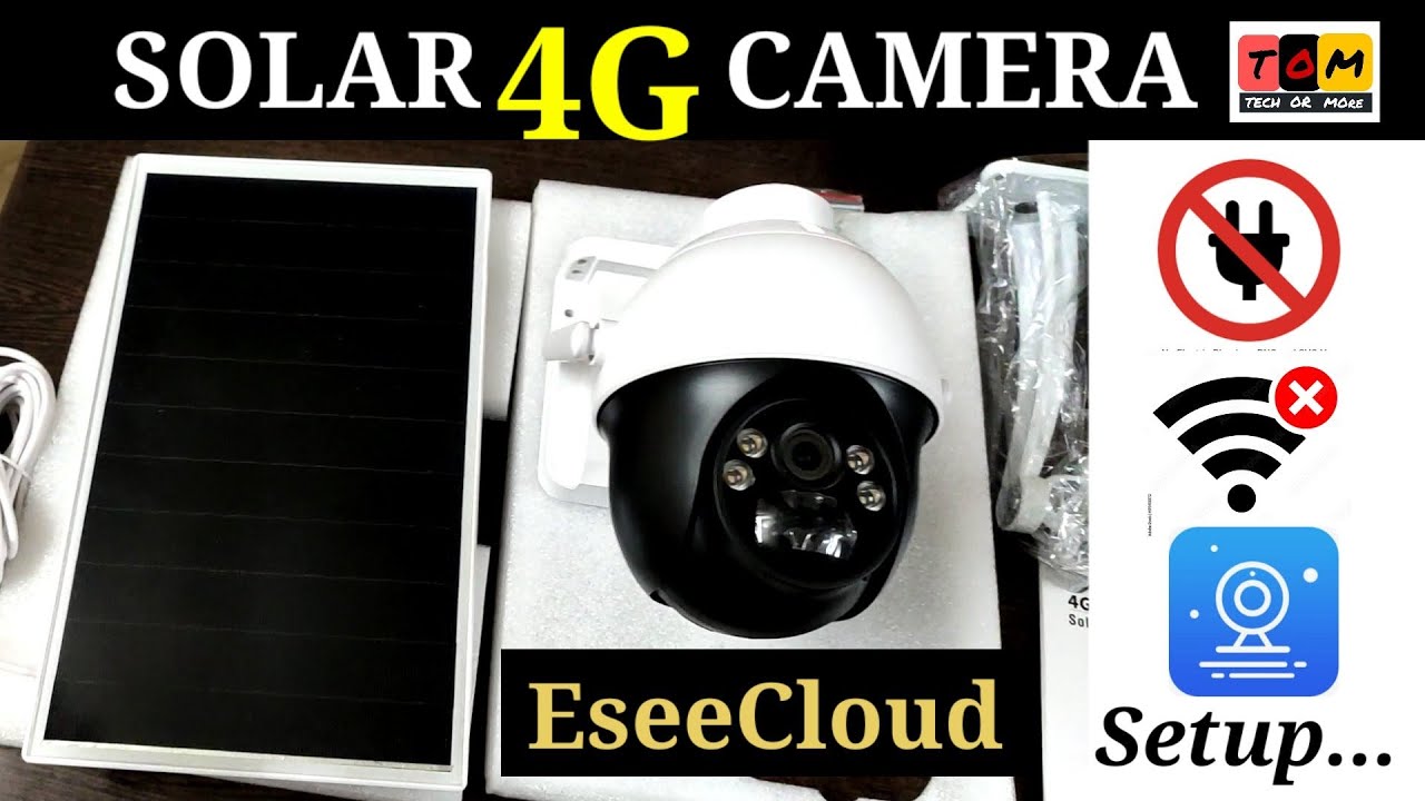 EseeCloud Solar cctv camera installation | Best Outdoor 4G Camera | Solar Wireless cctv Camera |Cctv
