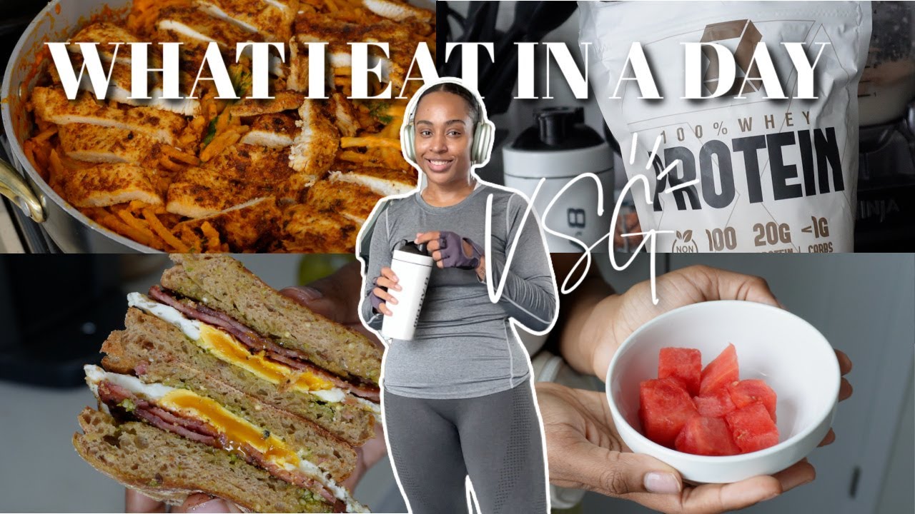 WHAT I EAT IN A DAY 1 YEAR AFTER BARIATRIC SURGERY | GYM DAY