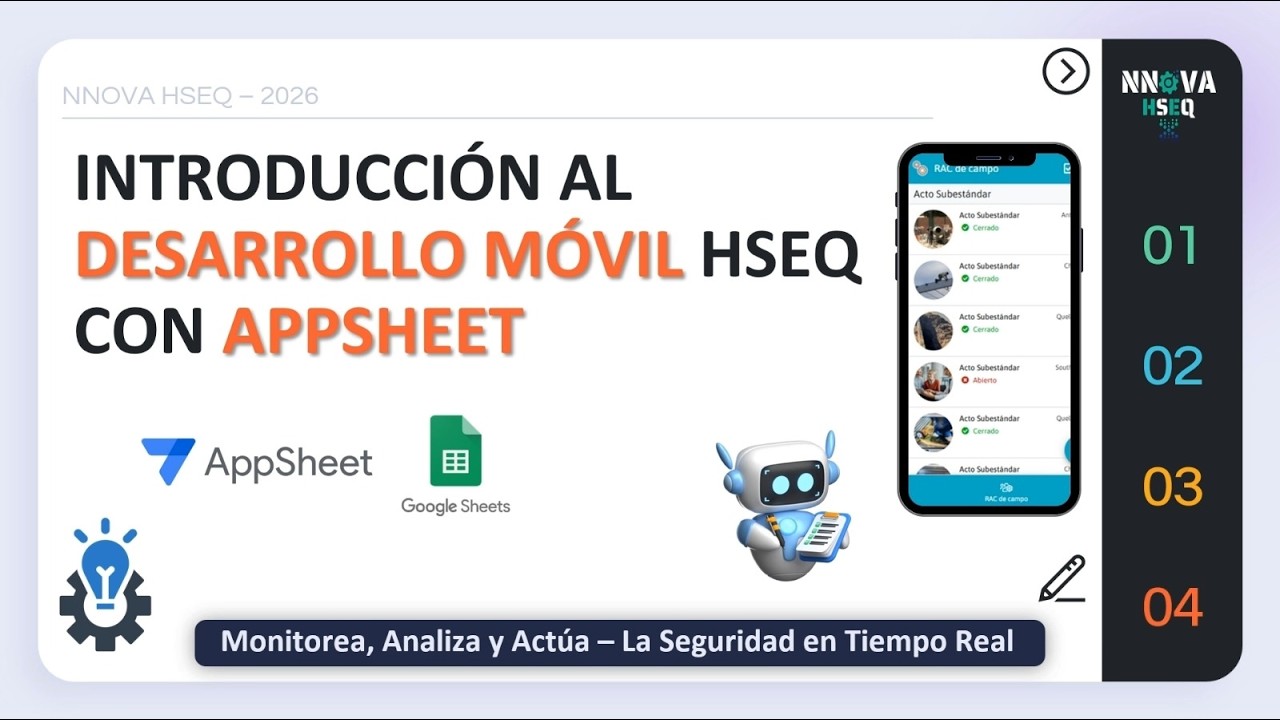Crea aplicaciones📲 SST que optimicen🚀 tu SGSST | Uso de APPSHEET | Herramienta No Code