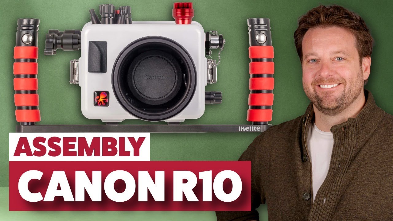 Canon R10 with 18-150mm Setting It Up // Ikelite 200DLM/D Fiber Optic Underwater Housing