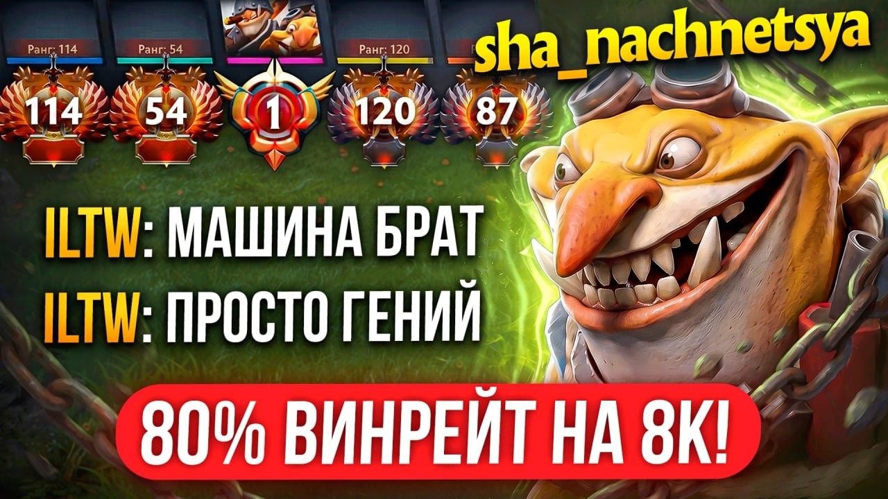 ТЕЧИС с 80% ВИНРЕЙТА ЗАСТАВИЛ ILTW ЛИВНУТЬ с ИГРЫ (ft. @Shanachnetsya)