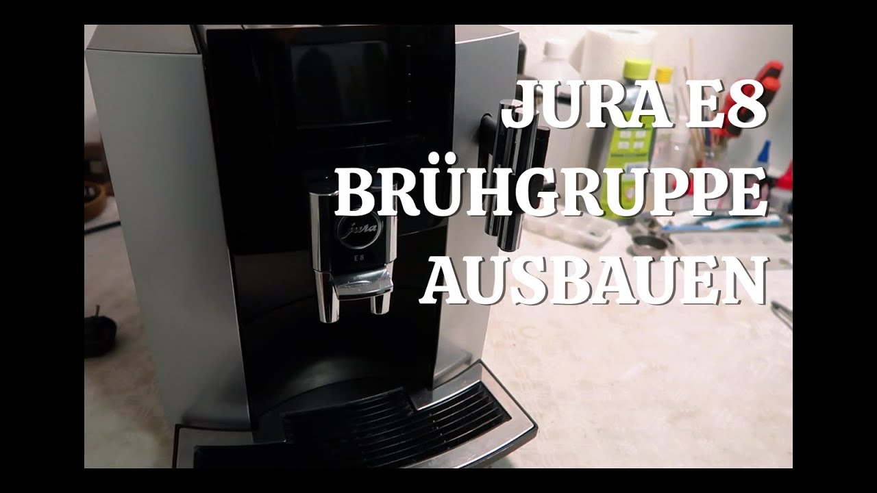 Jura E8/E6 Gehäuse öffnen und Brühgruppe ausbauen (austauschen/revidieren)