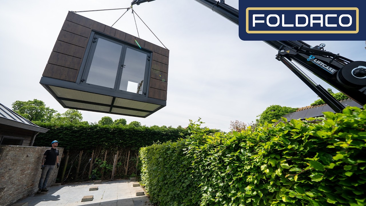 Prefab woning levering: 60 meter ver met standaard- én rupskraan!