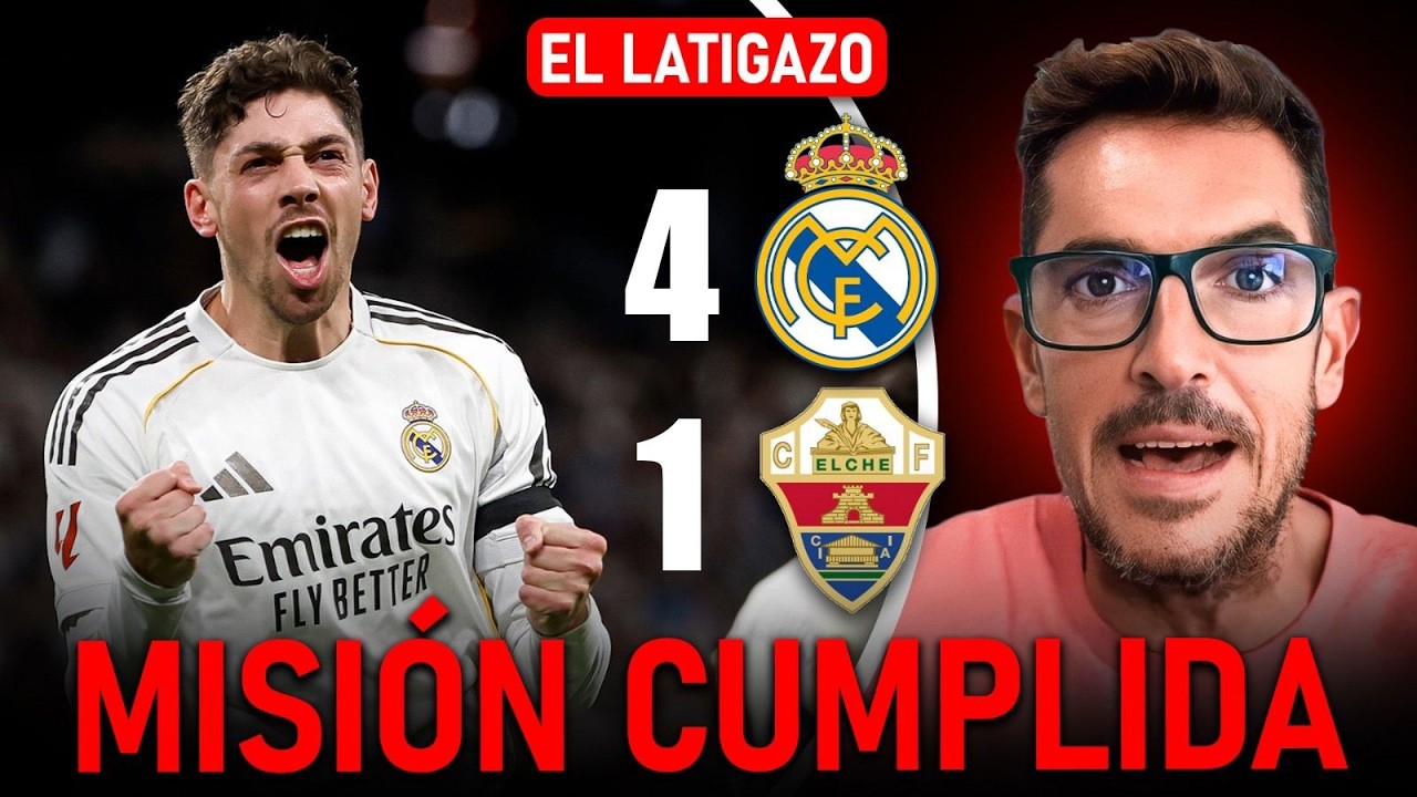 GOLAZOS DE GÜLER Y VALVERDE Y LISTOS PARA EL CITY | REAL MADRID – ELCHE