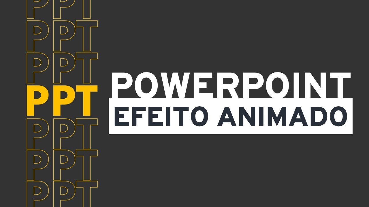 Como Criar um Slide com Efeito Animado no Powerpoint