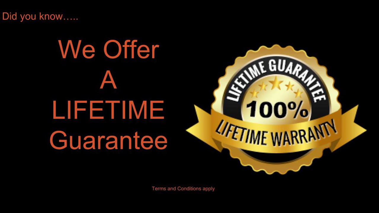 DT Rustproofing offers a Lifetime Guarantee