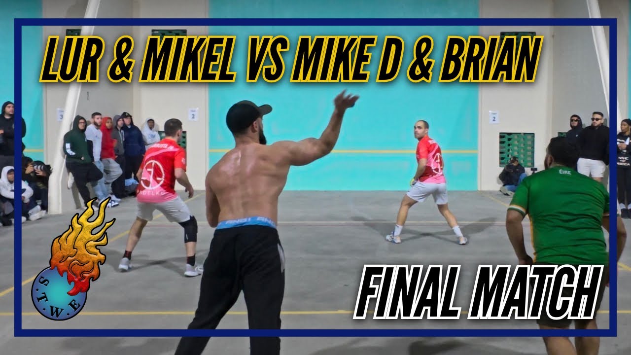Lur & Mikel Vs Mike D & Brian - Final Match - Florida Vs The World 6 DOUBLES HANDBALL TOURNAMENT