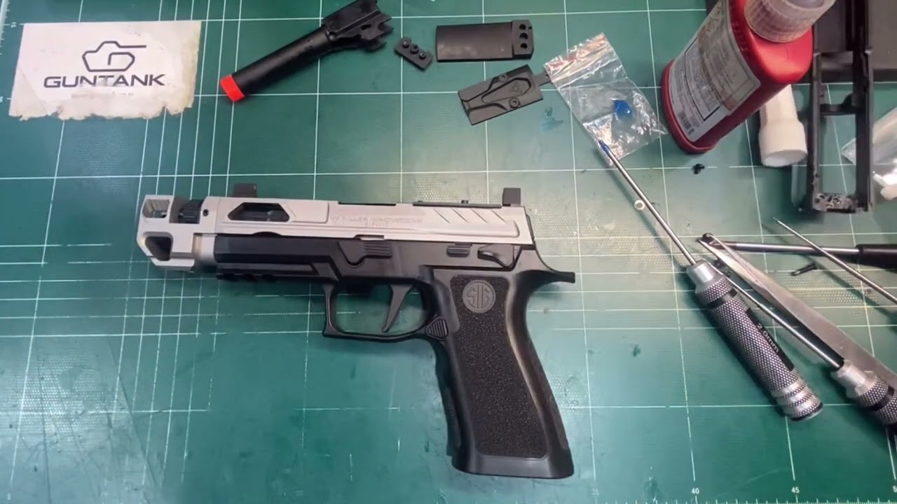 [건탱크] SIG AIR(VFC) P320 GBB PRO ARMS KI Slide assembly