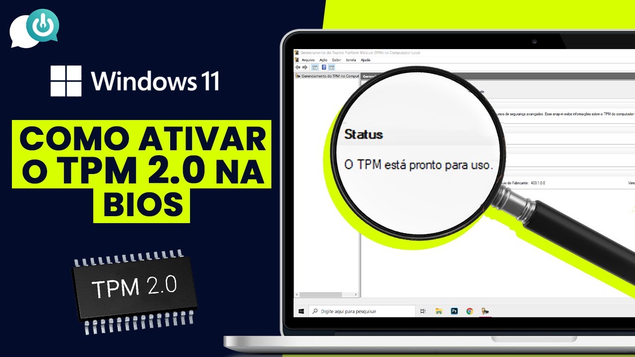 Como ATIVAR o TPM 2.0 na BIOS para o Windows 11 (OFICIAL)