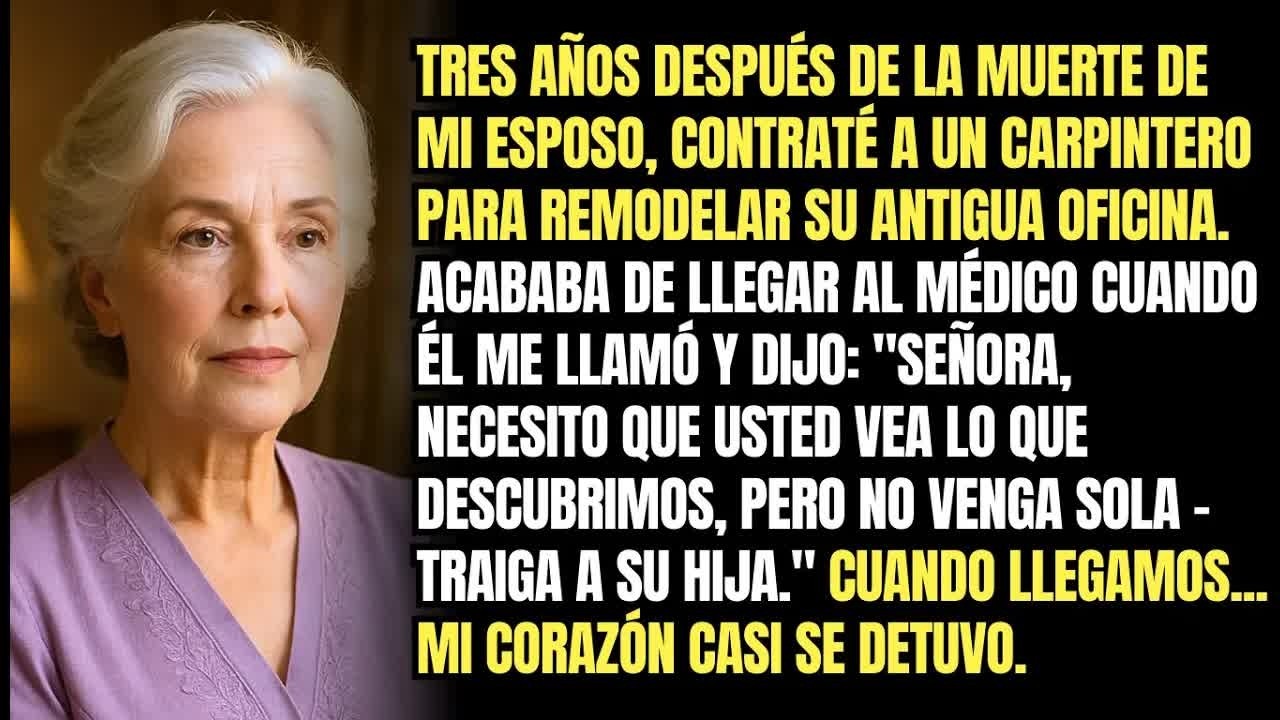 No Venga Sola, Traiga A Su Hija＂ Dijo El Carpintero Tras Terminar En La Oficina De Mi Difunto Es
