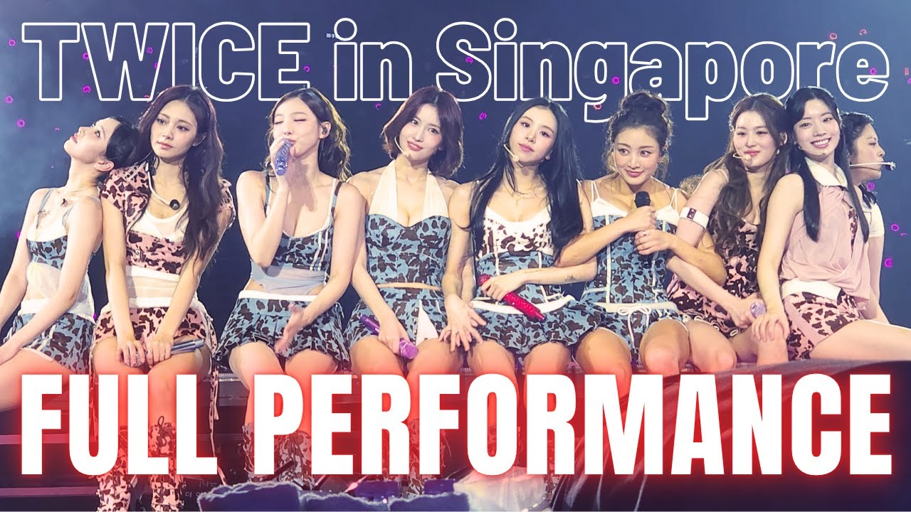 TWICE in Singapore - 4K FULL PERFORMANCE: THIS IS FOR World Tour (251012)