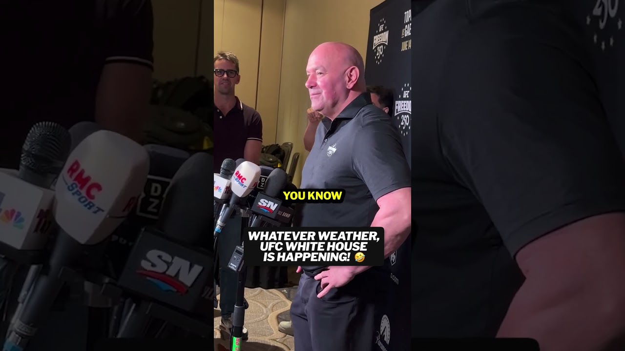 Dana White Says NOTHING Will Stop UFC Whitehouse Card #danawhite #ufcwhitehouse #alexpereira #mma