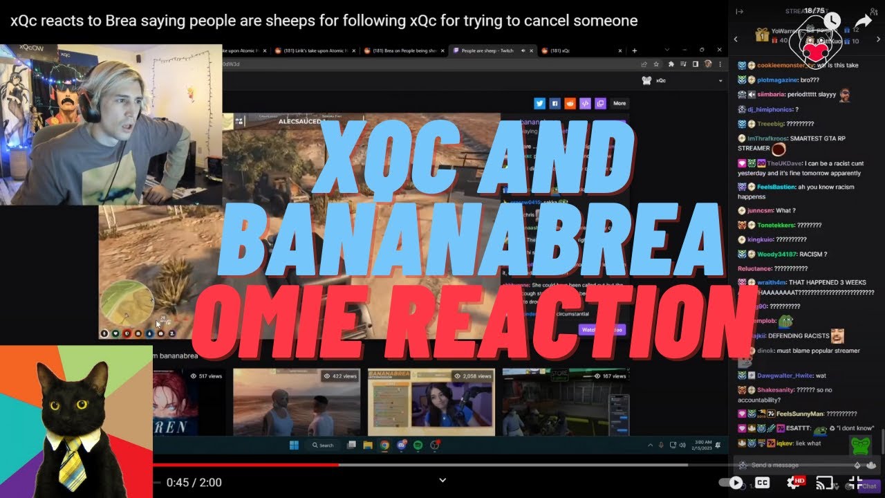 Omie Reacts to xQc and Bananabrea Drama about Viviana NoPixel WL 3.0