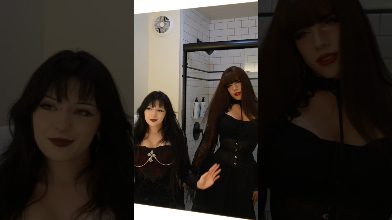Guy to Goth Girl transformation 😂 @Eaveandthegarden