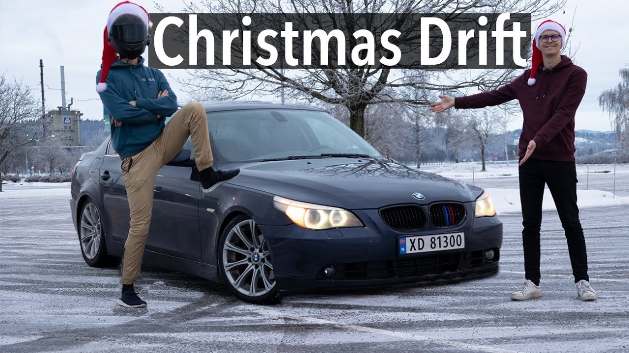 Greg Stole my BMW E60 525d! Christmas Snow Drift