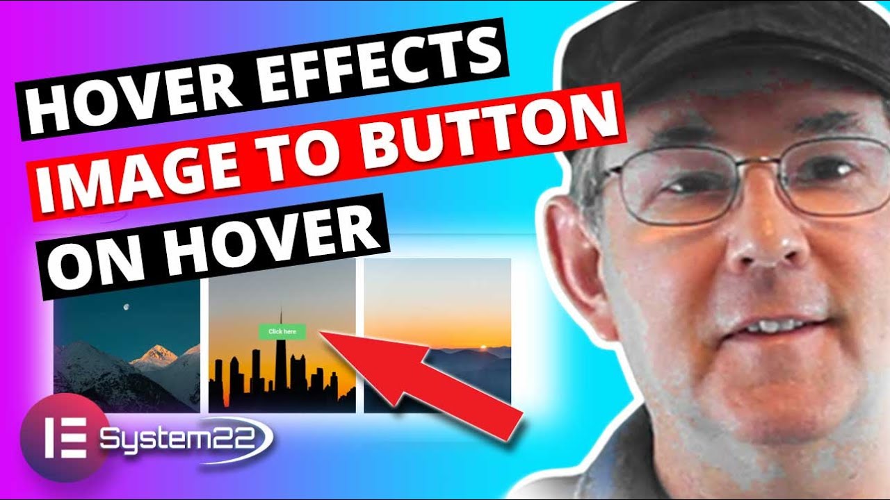 Elementor Hover Effects Image To Button Dropdown On Hover