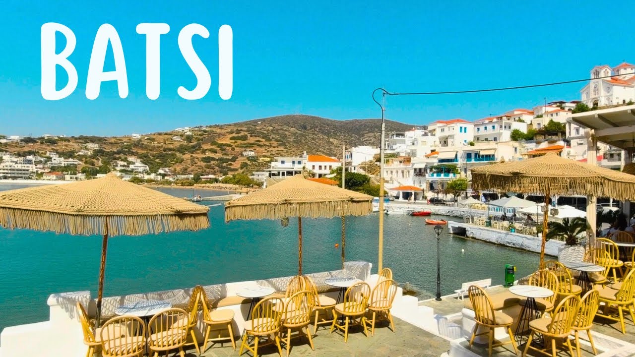 BATSI, GREECE - Andros Island's Chic Tourist Town