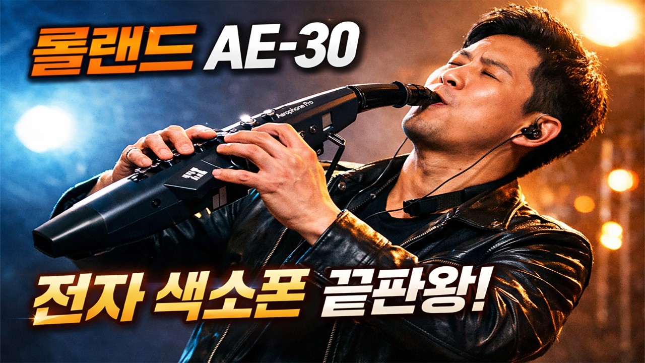 전자색소폰 끝판왕 롤랜드 AE-30