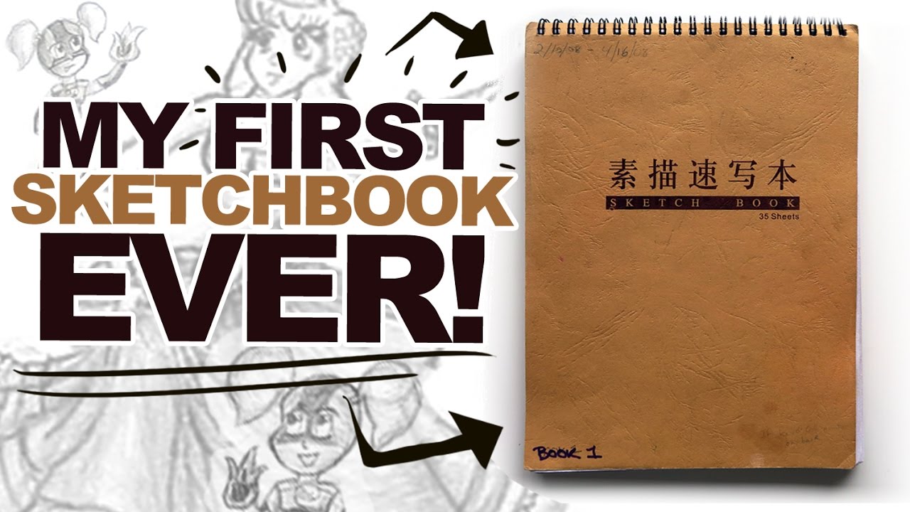 AGE 13 - SKETCHBOOK FLIPTHROUGH - from 2008!