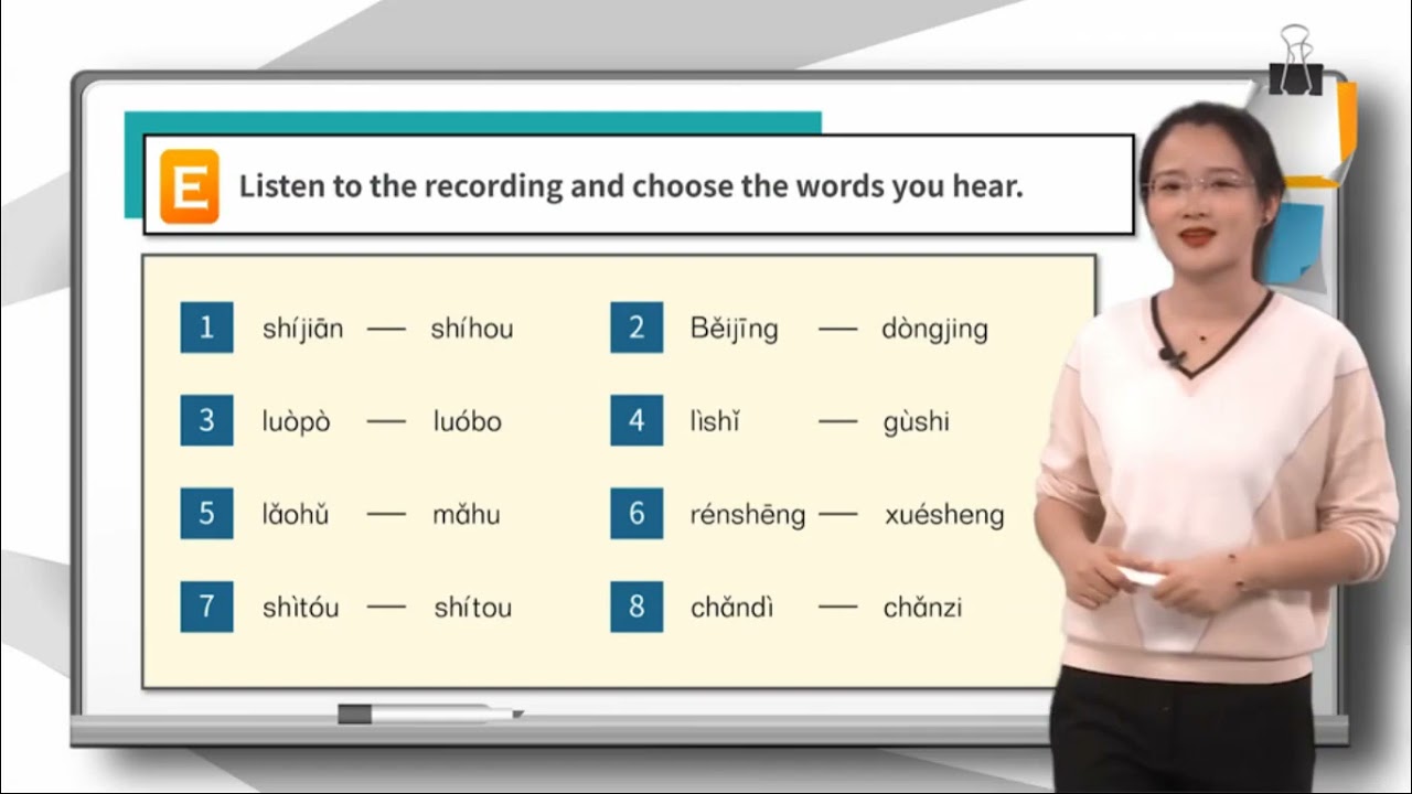 Lesson 1 九月去北京旅游最好 September is the best time to visit Beijing Pronunciation & Chinese Characters