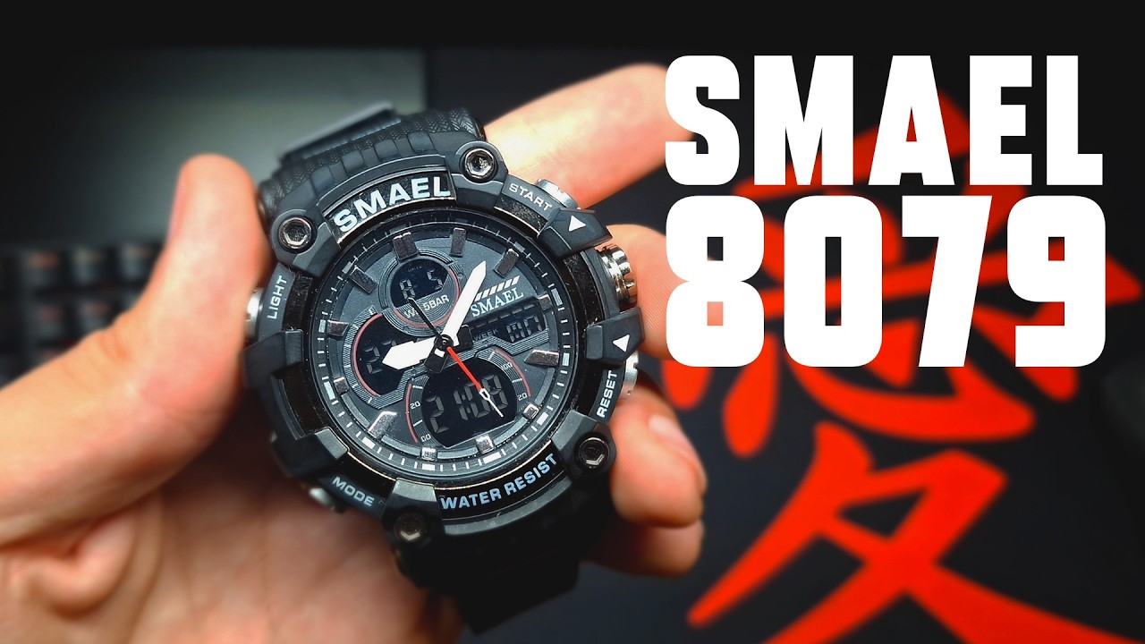 Esse &eacute; o MELHOR Custo x Benef&iacute;cio do Aliexpress? - Rel&oacute;gio SMAEL 8079