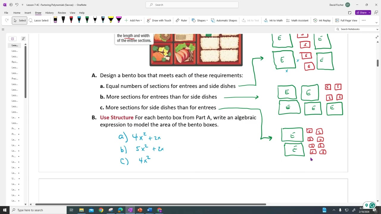 Lesson 7-4C - Factoring Polynomials (Savvas)