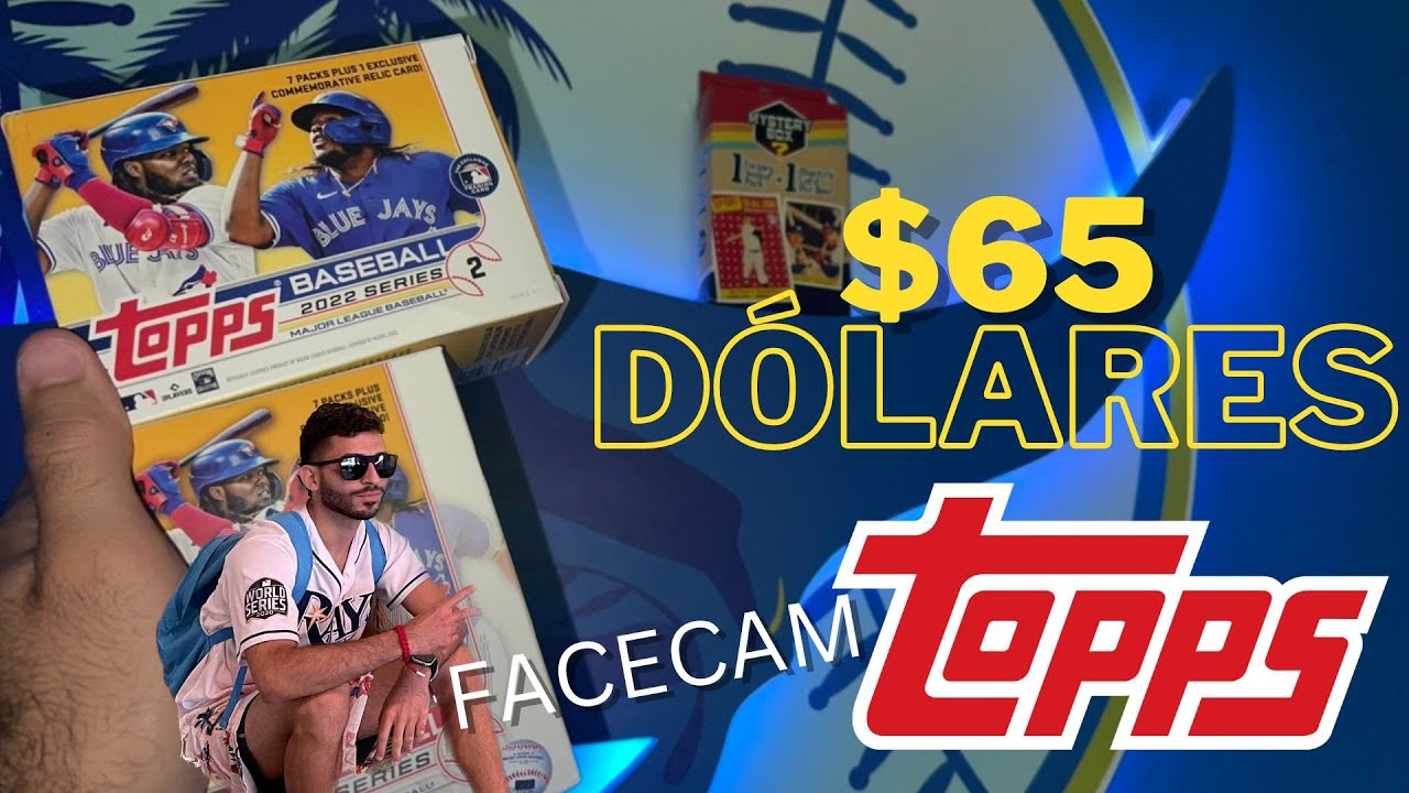 APERTURA de CARTAS TOPPS | FACECAM + HD #cartas #béisbol #topps