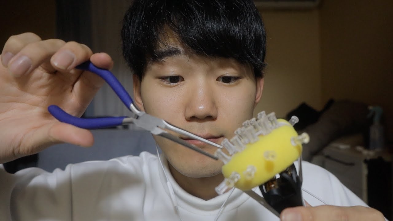 【ASMR】マイクの針を抜く！🐝スクラッチング&ピアッシング【SUB】Removing Thorns on The Mic🐝  Scratching & Piercing
