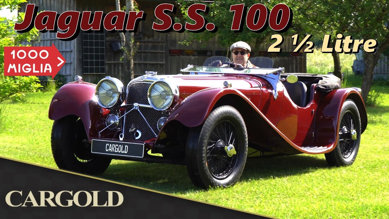 Jaguar S.S. 100 2 &frac12; Litre, 1938, Geburtsstunde der Marke Jaguar, Mille Miglia Racer im Bestzustand
