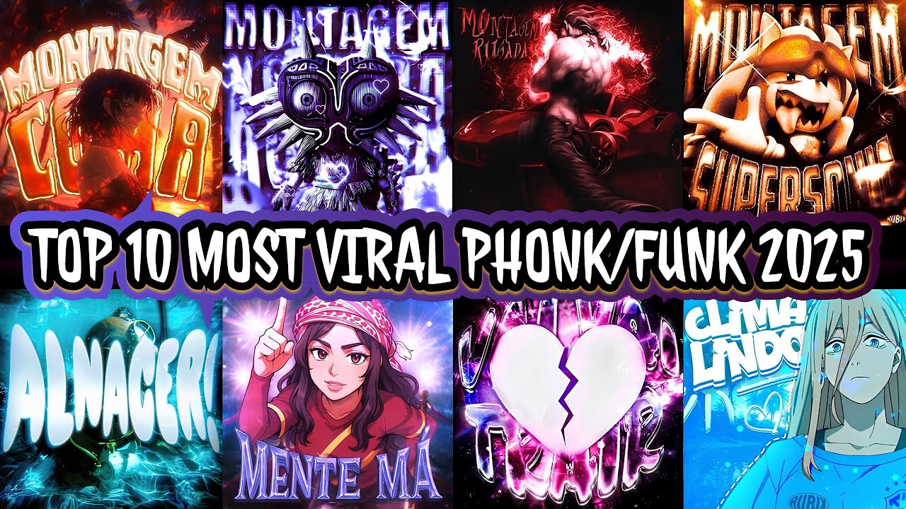 TOP 10 MOST VIRAL PHONK/FUNK 2025 PLAYLIST 😈 🎵