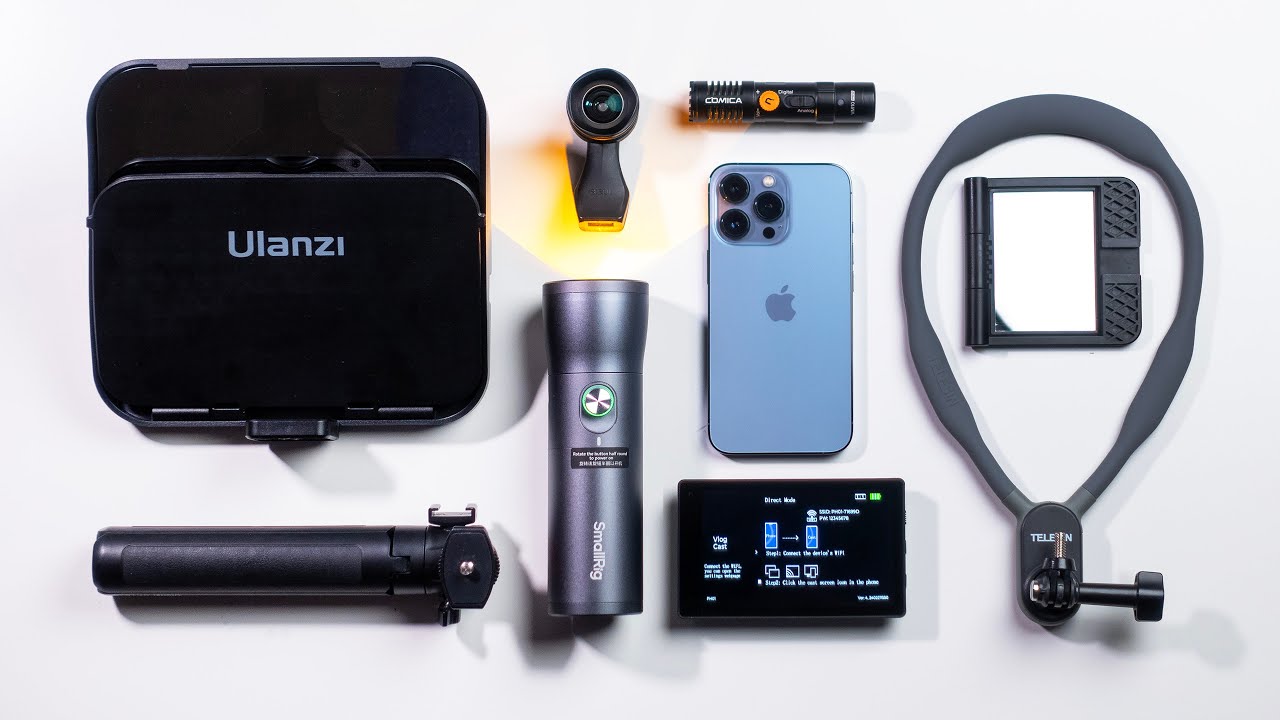 GENIUS GADGETS for taking photos and videos on a smartphone