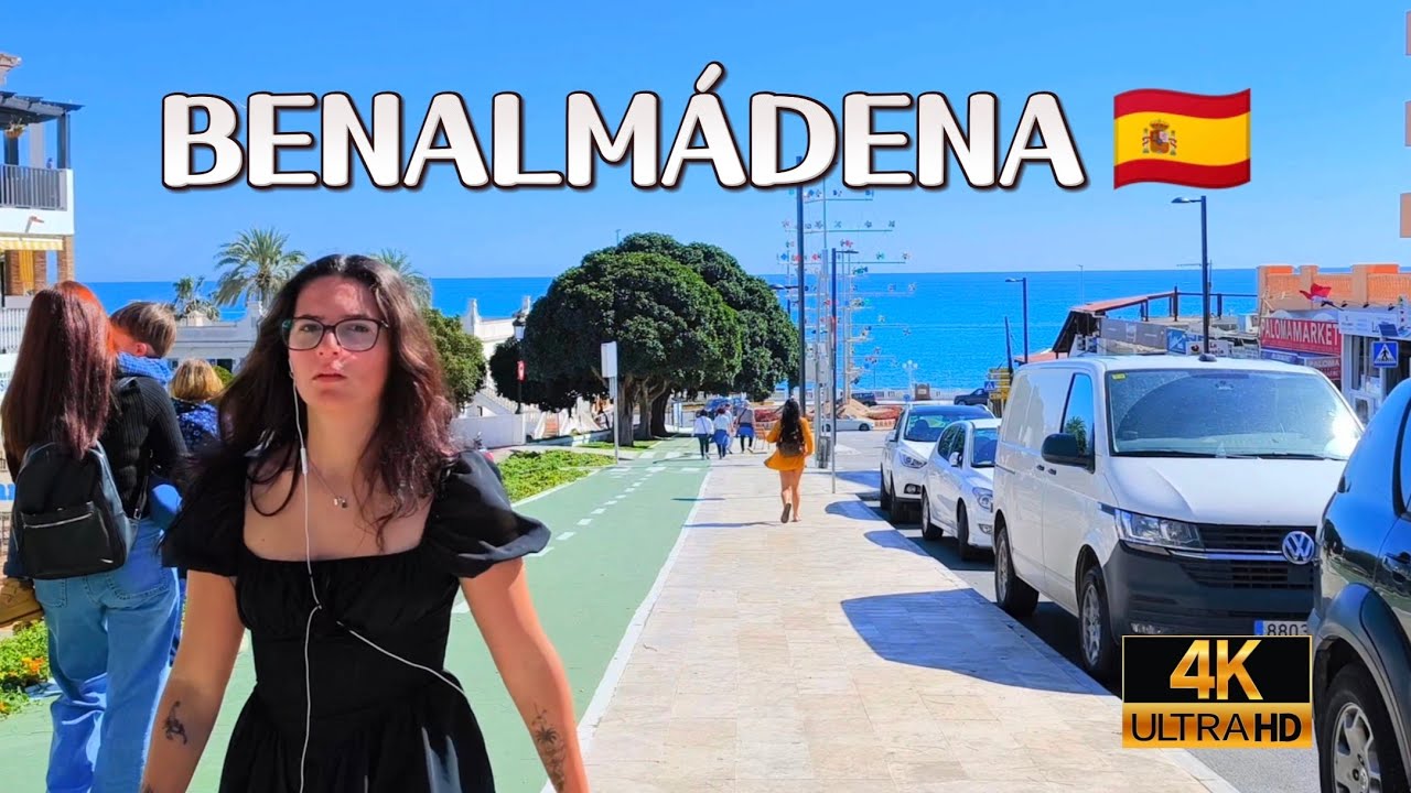 🔥 Paso a paso visita BENALMÁDENA, Málaga, España 🇪🇸 4K