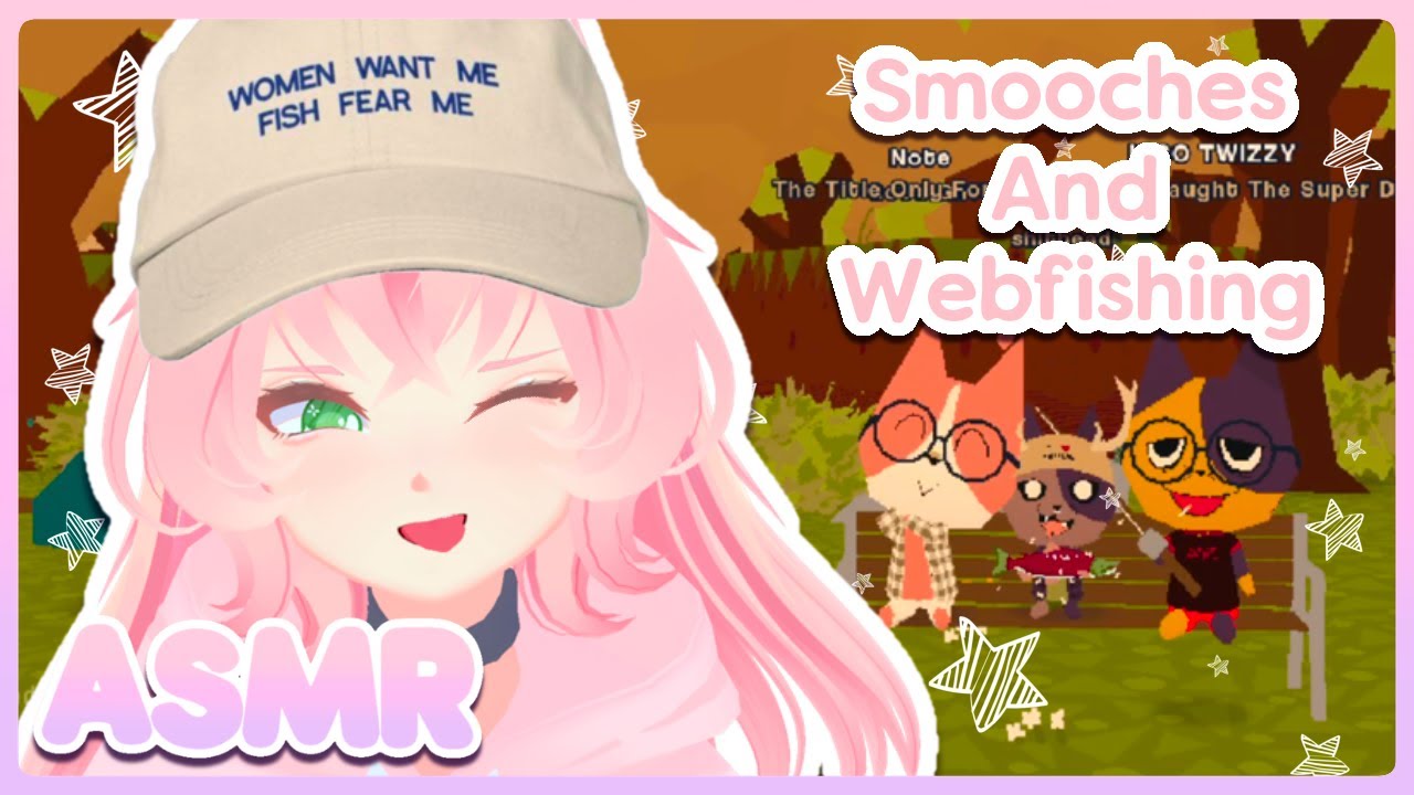 [ASMR] Smooches and Webfishing! ~ Kisses and Gameplay ♡